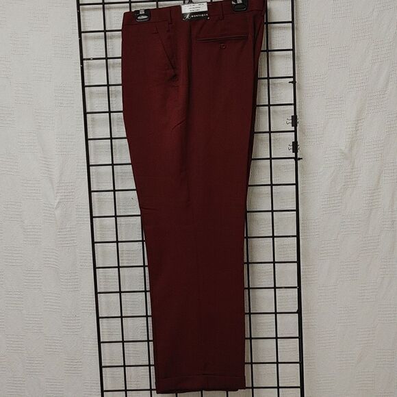 MONTIQUE INT. BURGUNDY 2 PIECE WALKING SUITS. - Picture 6 of 9